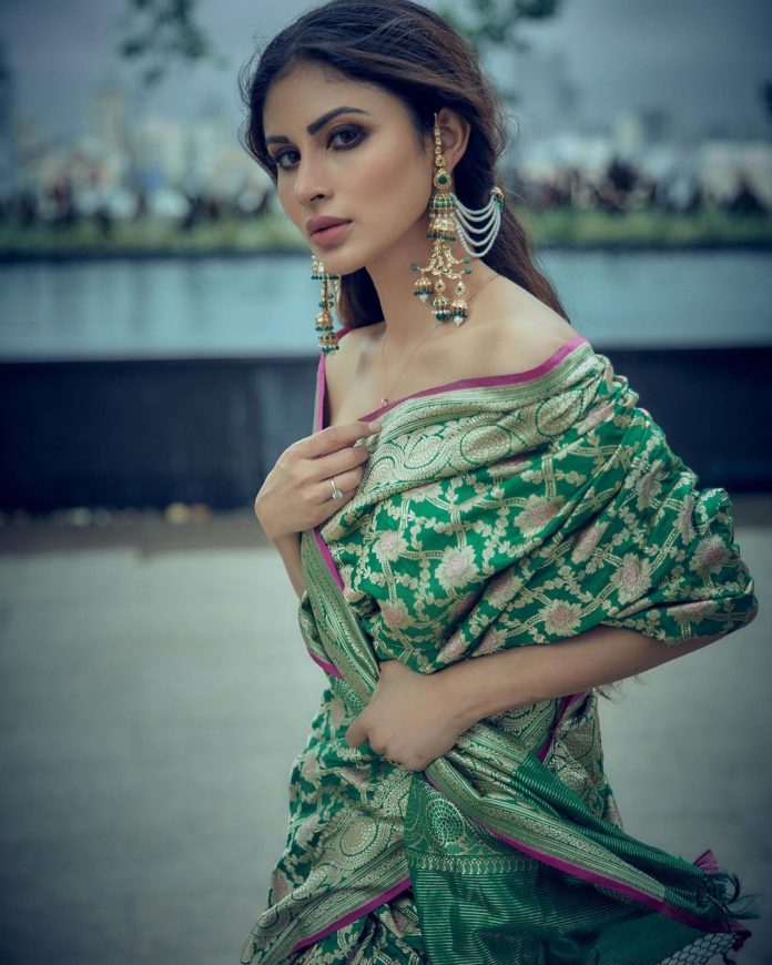 Mouni Roy wore a sari without a blouse, these bold photos created a ruckus