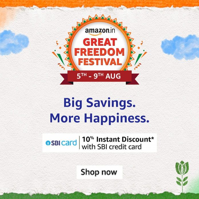 Amazon's Great Freedom Festival sale