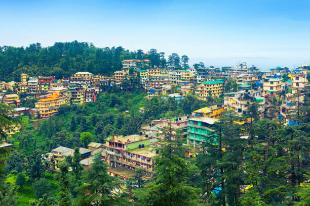 View of Dharamshala. Kangra district, Himachal Pradesh, India