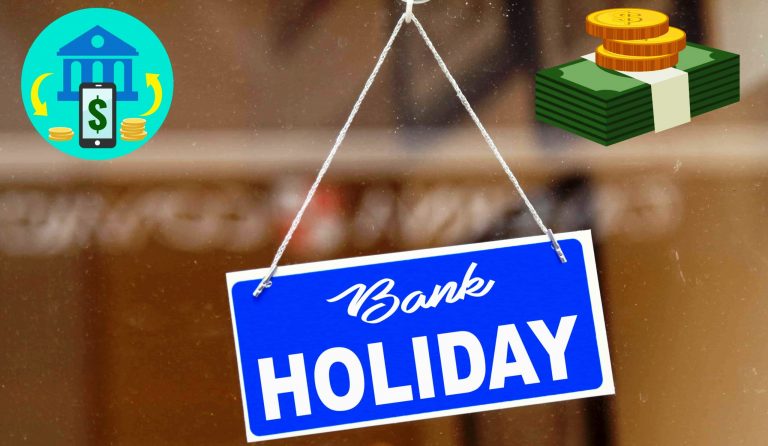 Bank Holidays: Beginning today, banks will be closed for four days in a row; see the list of holidays for more information.
