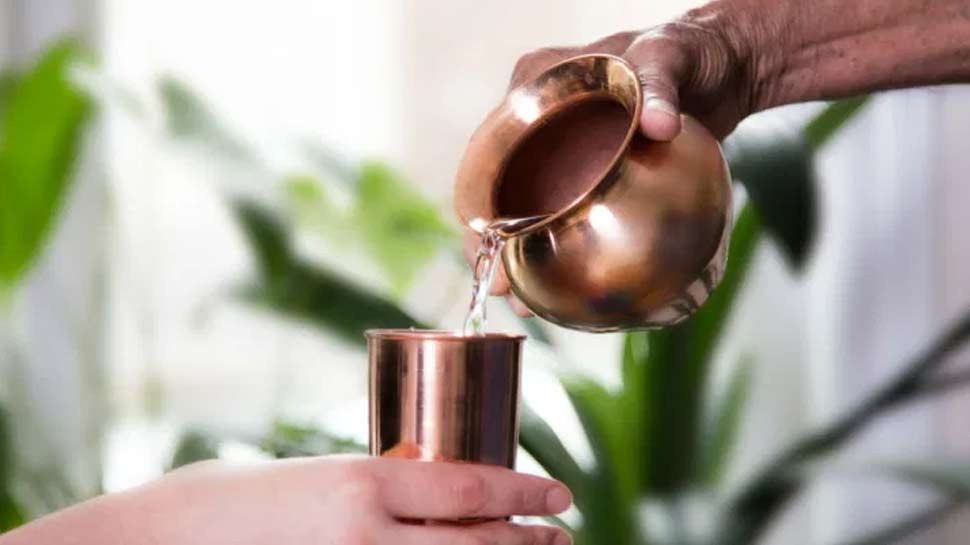 Benefits of drinking water in a copper vessel on an empty stomach in the morning