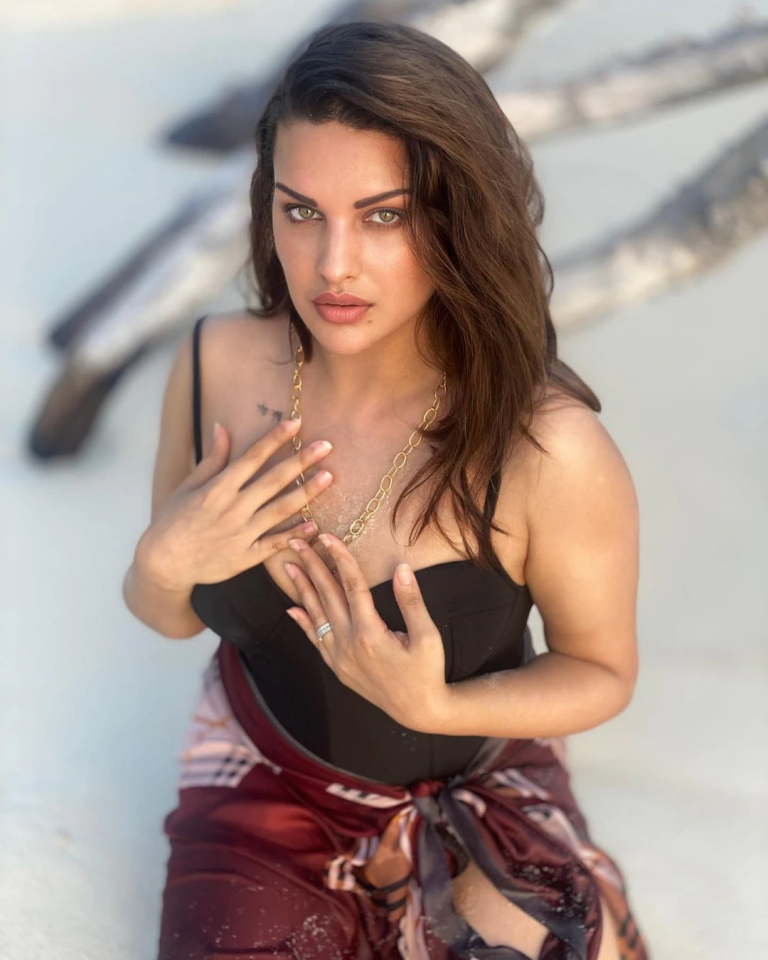 Himanshi Khurana Photos: ‘Aishwarya of Punjab’ showed such beauty by wrapping sand on her body, arrows fired with boldness