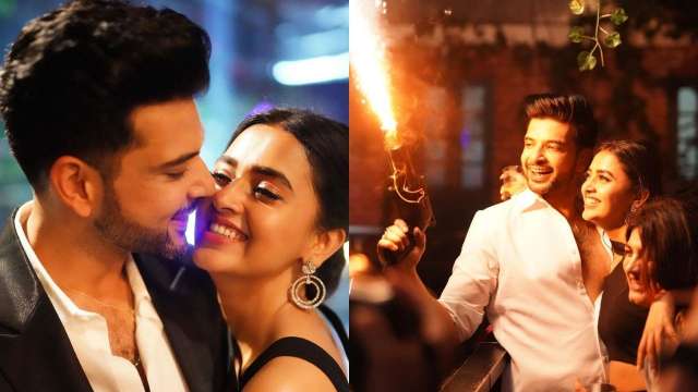 Photos by Tejasswi Prakash: Karan Kundra’s girlfriend appeared out of her comfort zone while donning a fish-cut gown.