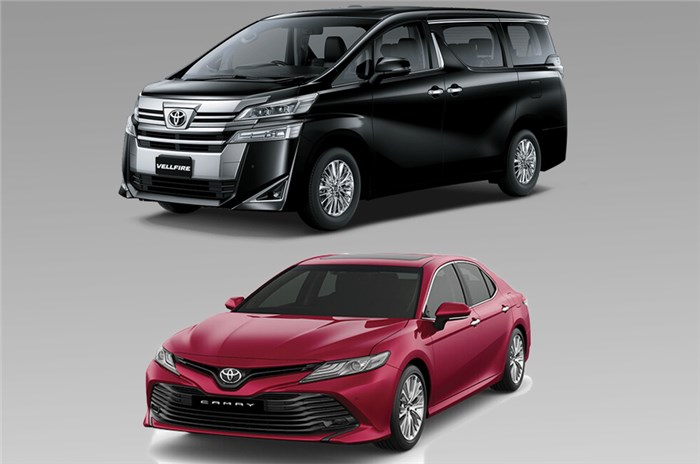 Camry and Vellfire prices