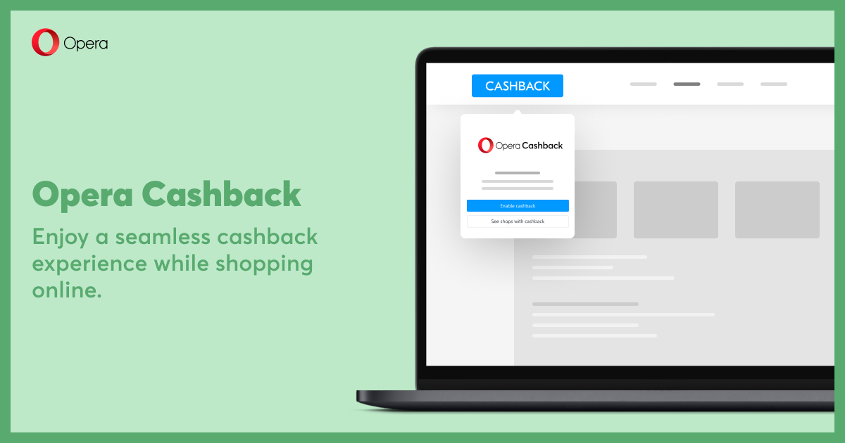 Opera Cashback