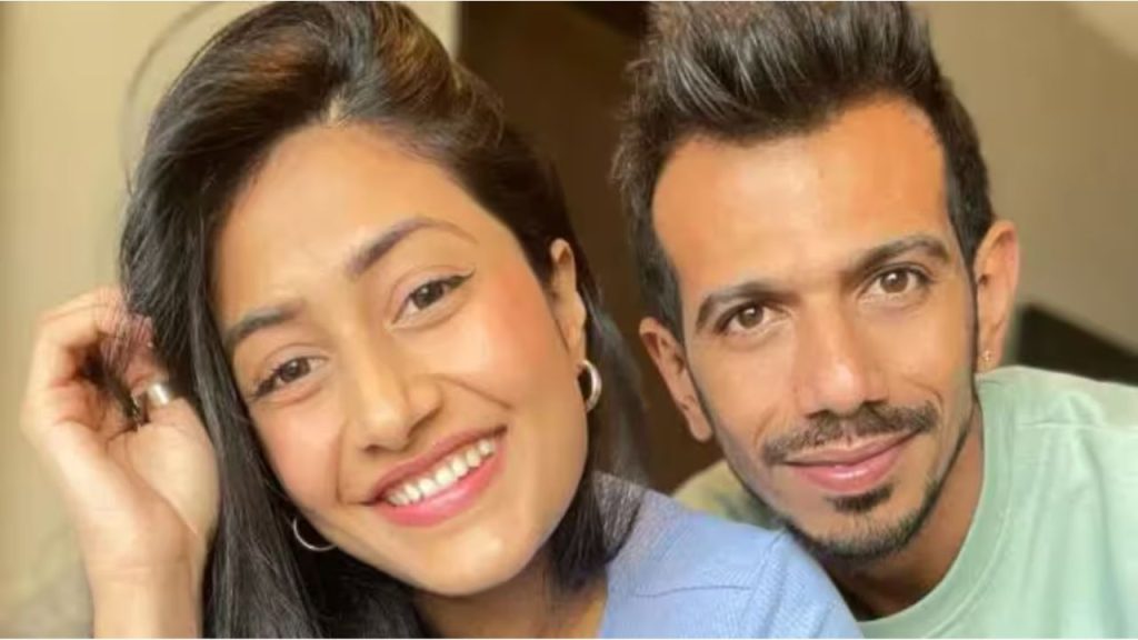 Yuzvendra Chahal and his wife Dhanashree Verma