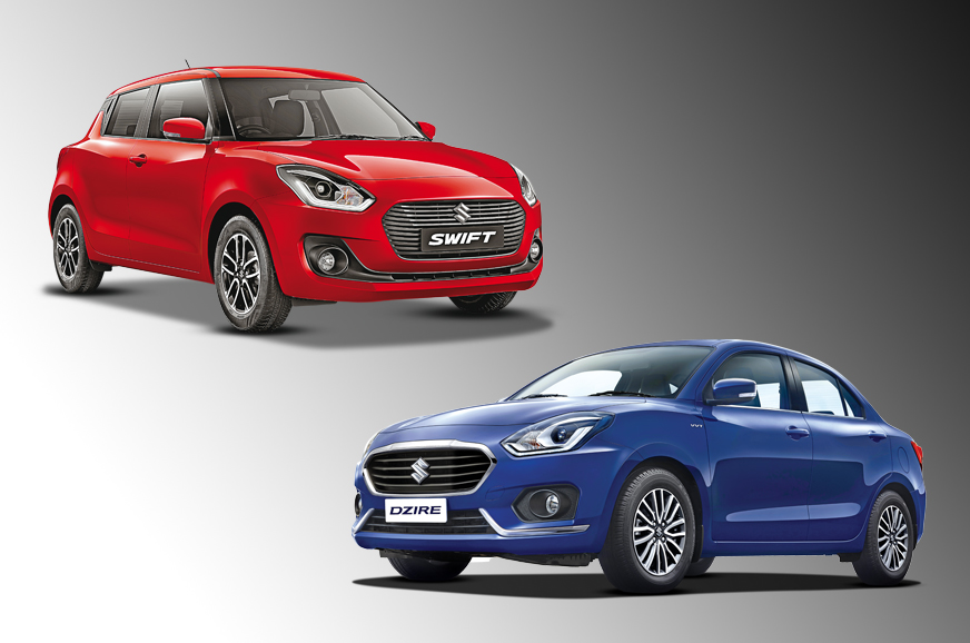 Maruti Swift vs. Maruti Dzire