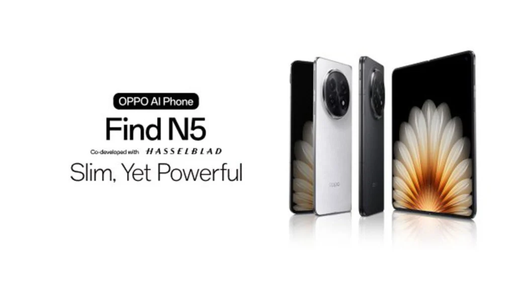 The Oppo Find N5 will be available in all European and Asian markets after its global launch on Thursday