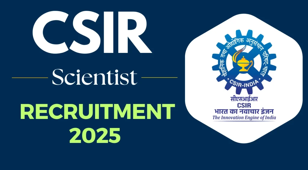 CSIR IIP Scientist Recruitment 2025