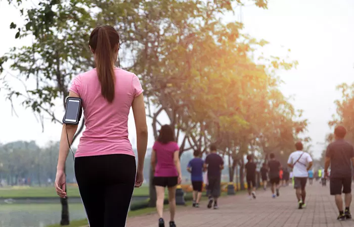Morning walk boosts health