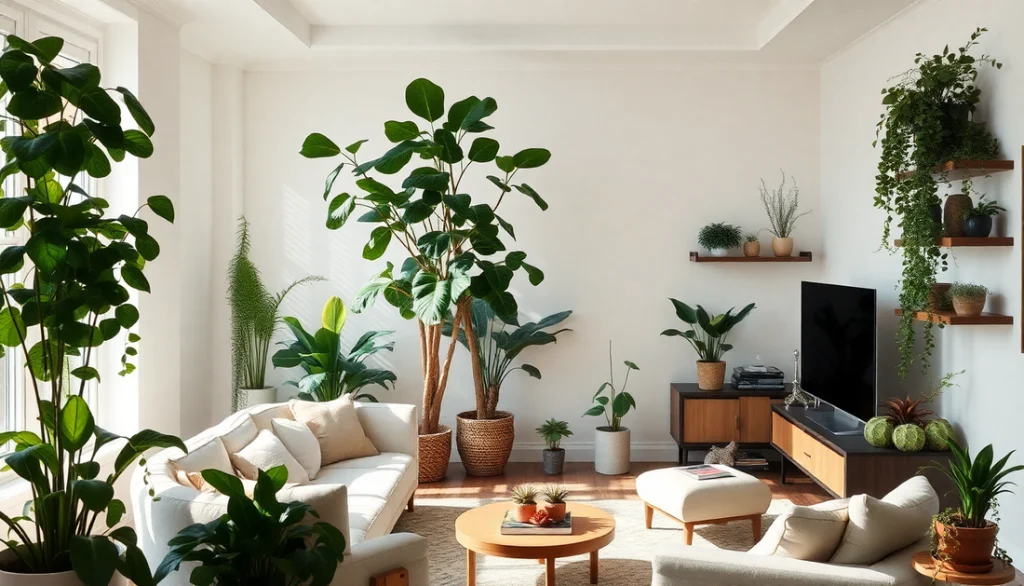 Living Room Indoor Plants