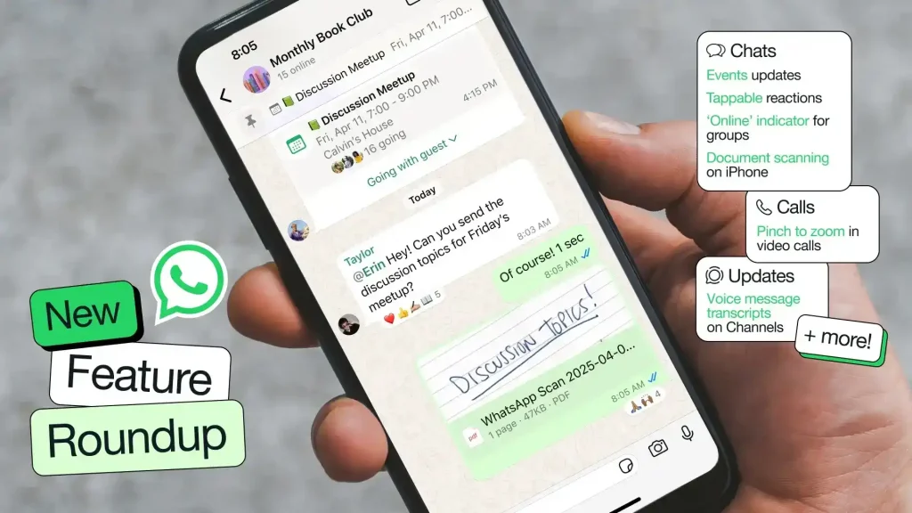 WhatsApp has some exciting news
