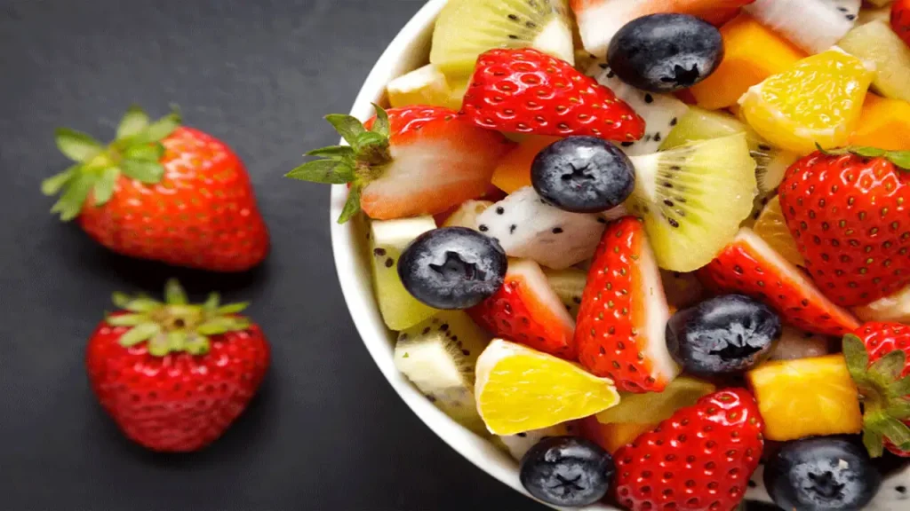 In actuality, fruits' fiber helps maintain a healthy digestive system