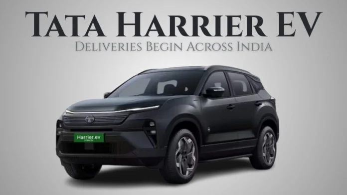 Tata Harrier EV Deliveries Start