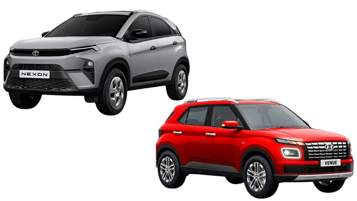 Hyundai Venue Vs Tata Nexon