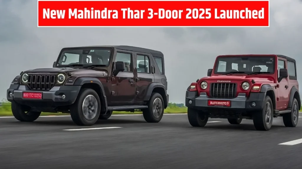 Mahindra Thar 3-door's