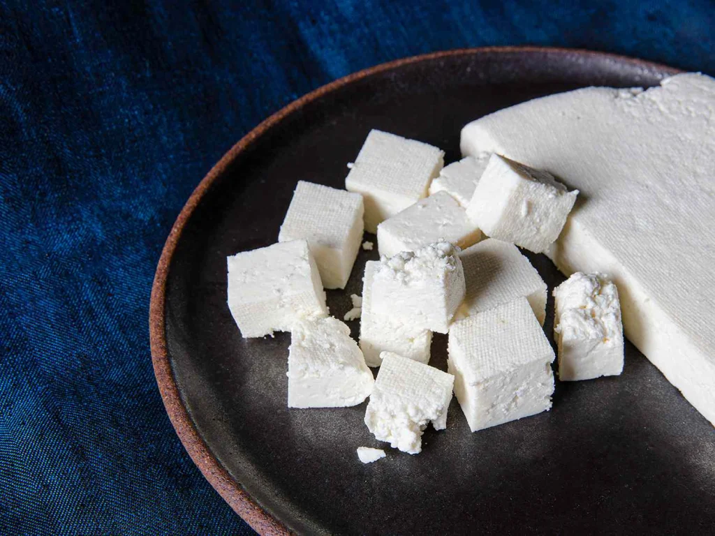 Paneer prepared at home