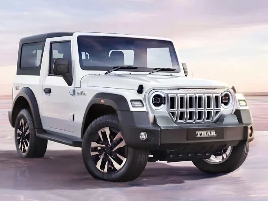 Mahindra Thar Facelift with Three Doors