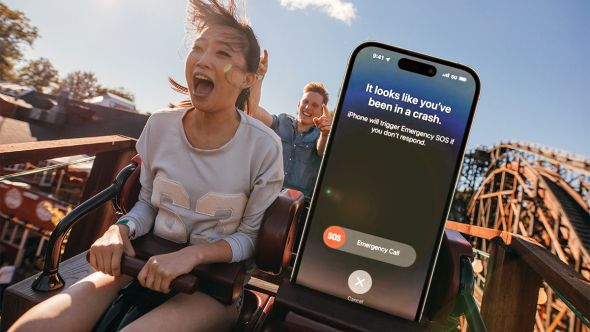 The iPhone's Crash Detection feature kicked in as soon as the truck struck