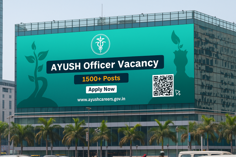 AYUSH Officer Vacancy Advertisement Display
