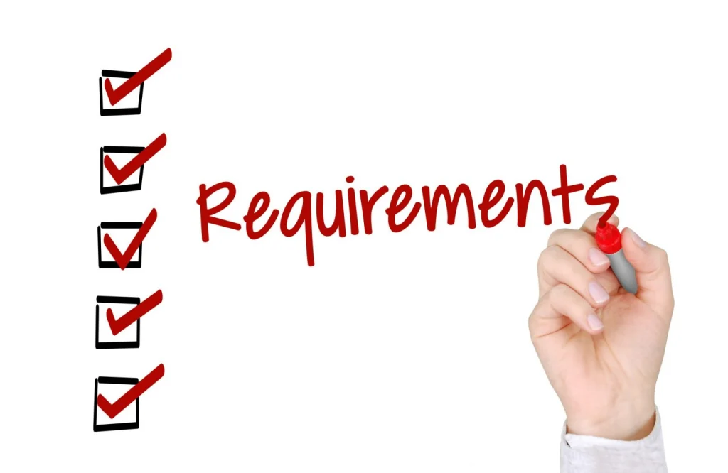 Eligibility requirements